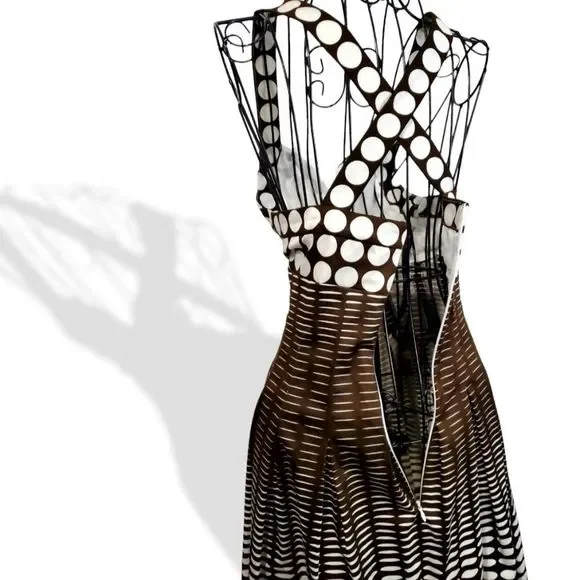 Calvin Klein Back Criss Cross Strap Dress - Picture 4 of 7